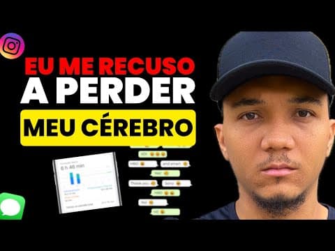 Por isso que eu saí das redes sociais (saia antes que seja tarde demais)
